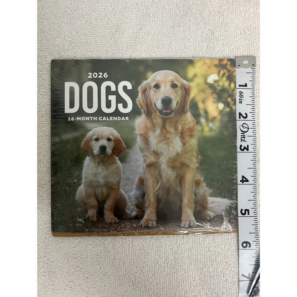 2026 Dogs Mini Wall Calendar 5.5